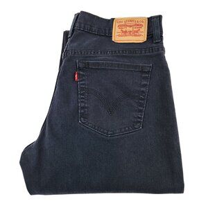 Vintage Levi’s 550 Jeans Women’s 12M Black Big “E” Red Tab Relaxed Boot Cut USA